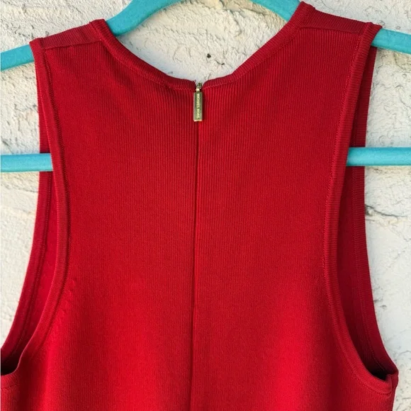Michael Kors Red Sleeveless Dress - Picture 4 of 6